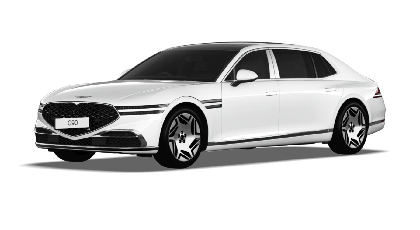 G90 Long Wheel Base 우유니 화이트 외장 좌측면
